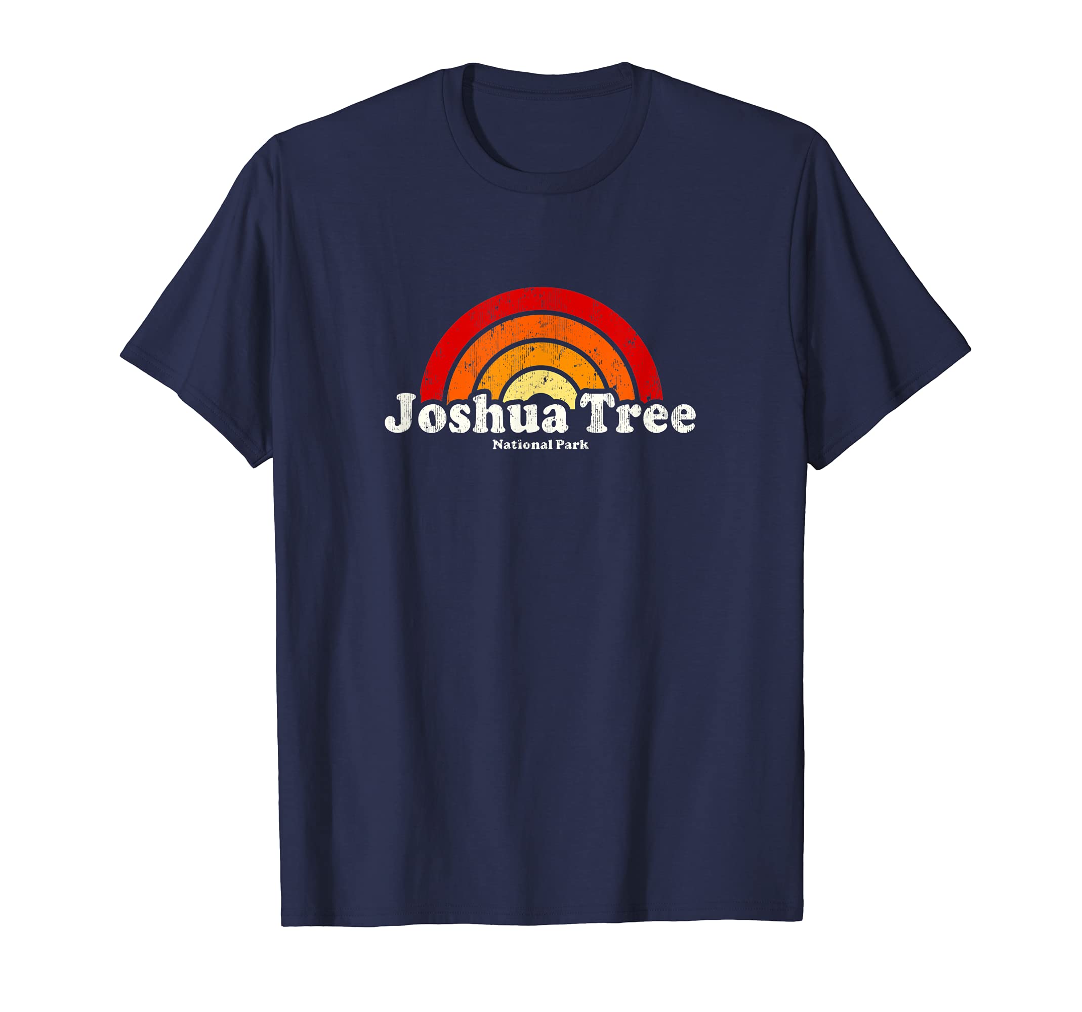 Joshua Tree National Park 70S Rainbow T-Shirt - Graphic Print Unisex - T-Shirt, Sweatshirt, Hoodie