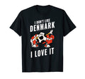 Denmark Soccer Supporters Fun Flag T-Shirt - Streetwear Style for Adults - T-Shirt, Sweatshirt, Hoodie
