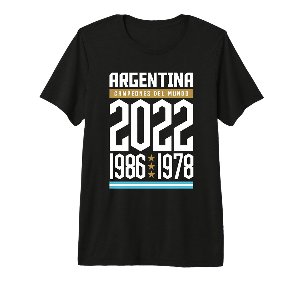 Argentina World Champion 2022 Soccer T-Shirt - Streetwear Style Unisex - T-Shirt, Sweatshirt, Hoodie