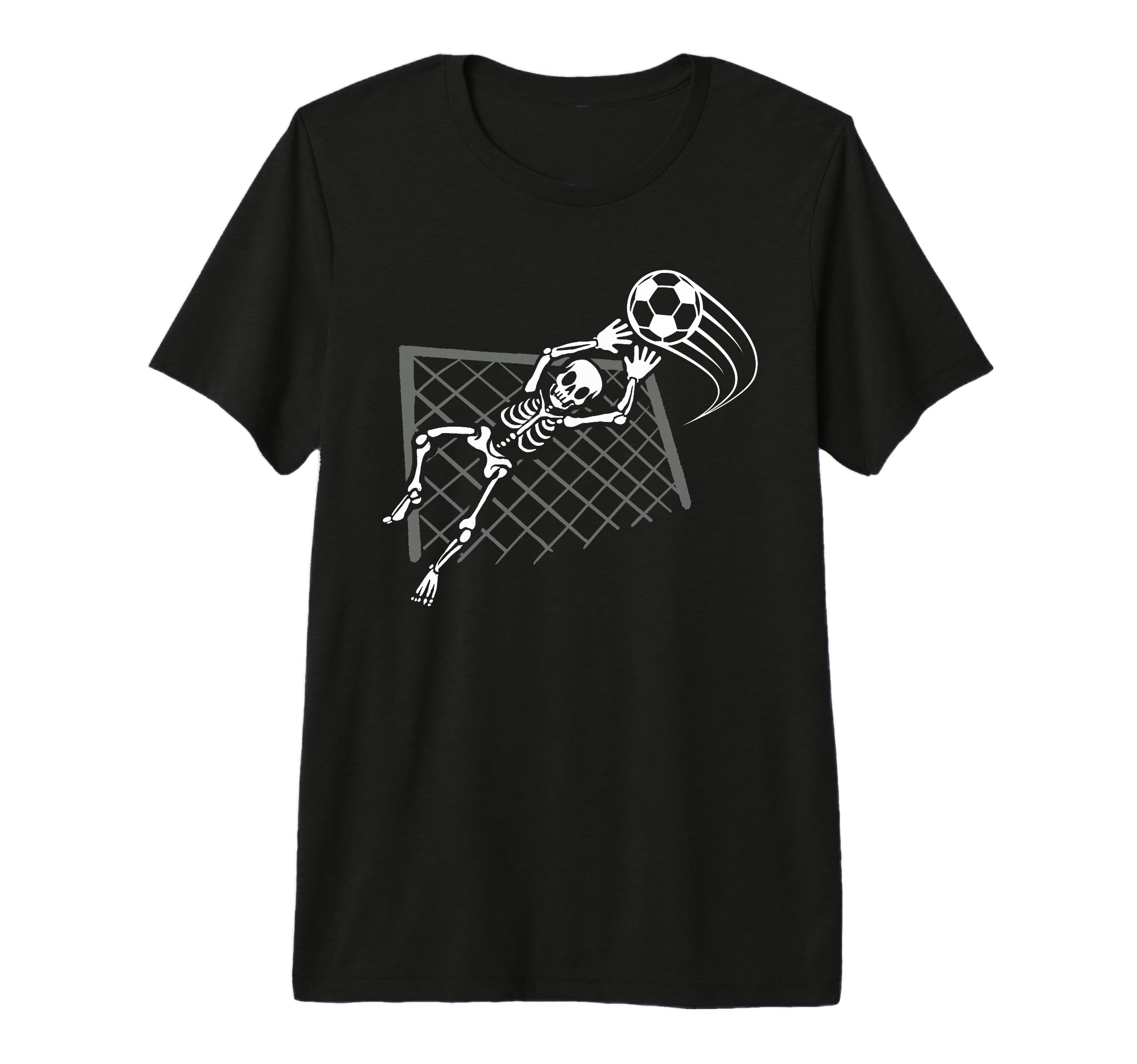 Skeleton Soccer Halloween Sport Player T-Shirt - Unique Graphic for Adults - T-Shirt, Sweatshirt, Hoodie