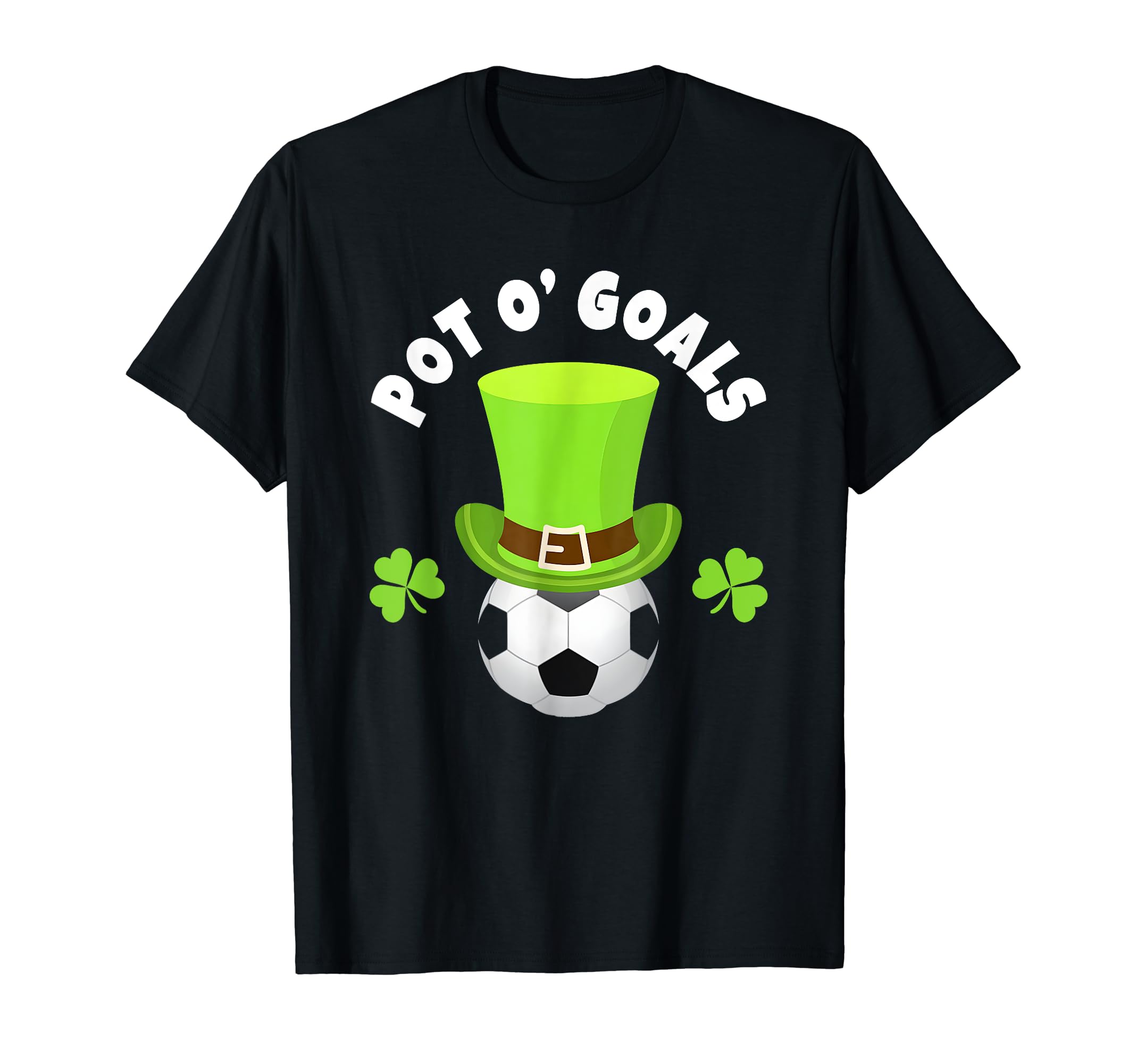 Soccer Team Striker St Patricks Day T-Shirt - Minimalist Print Men Women - T-Shirt, Sweatshirt, Hoodie