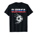 Slovakia Soccer Ball Net Support T-Shirt - Streetwear Style for Adults - T-Shirt, Sweatshirt, Hoodie