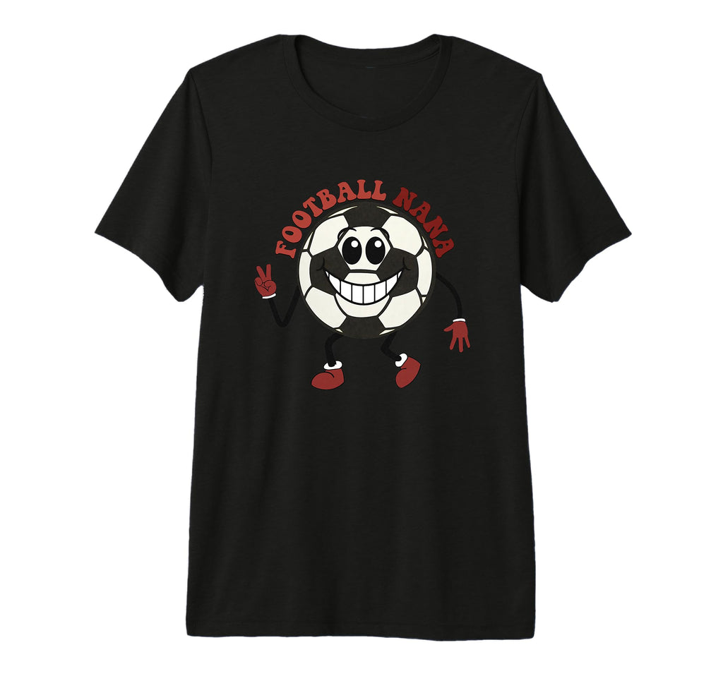 Football Nana Soccer Ball Cartoon Tri T-Shirt - Novelty Apparel Men Women - T-Shirt, Sweatshirt, Hoodie