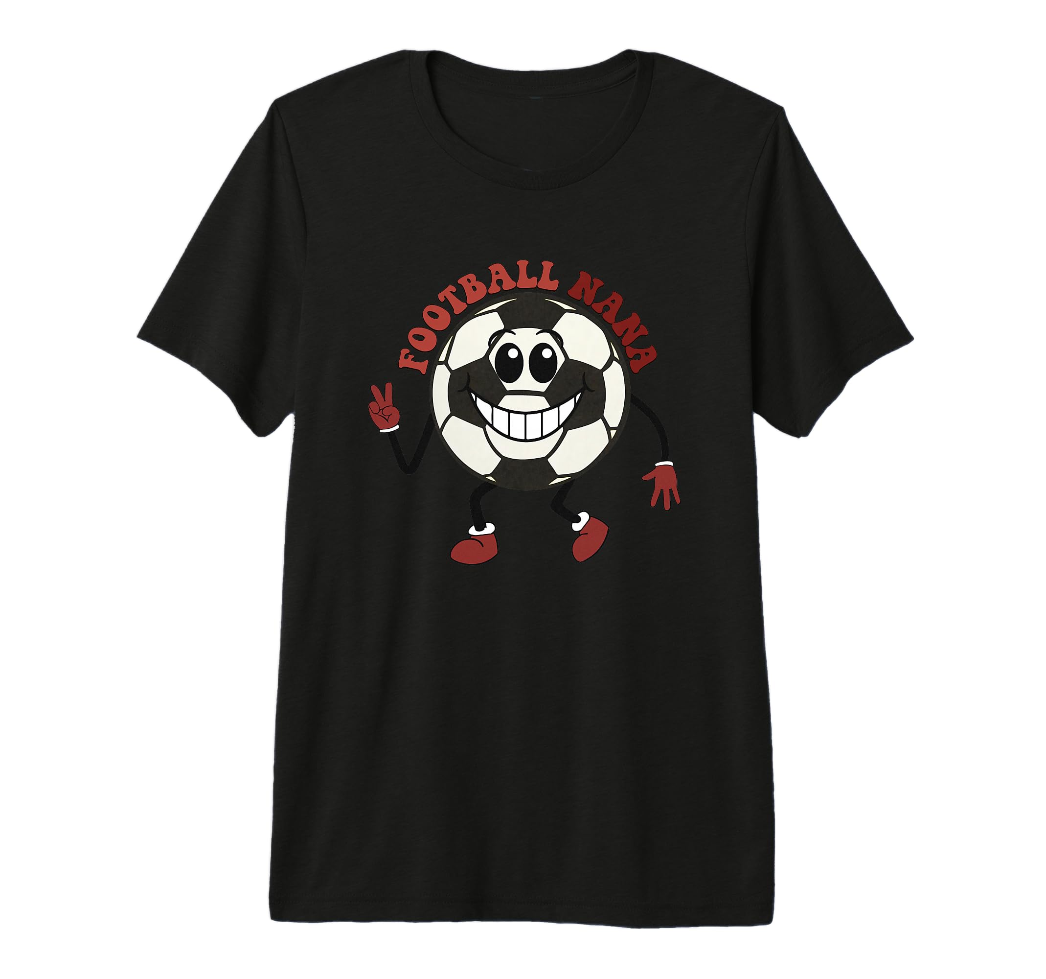 Football Nana Soccer Ball Cartoon Tri T-Shirt - Novelty Apparel Men Women - T-Shirt, Sweatshirt, Hoodie