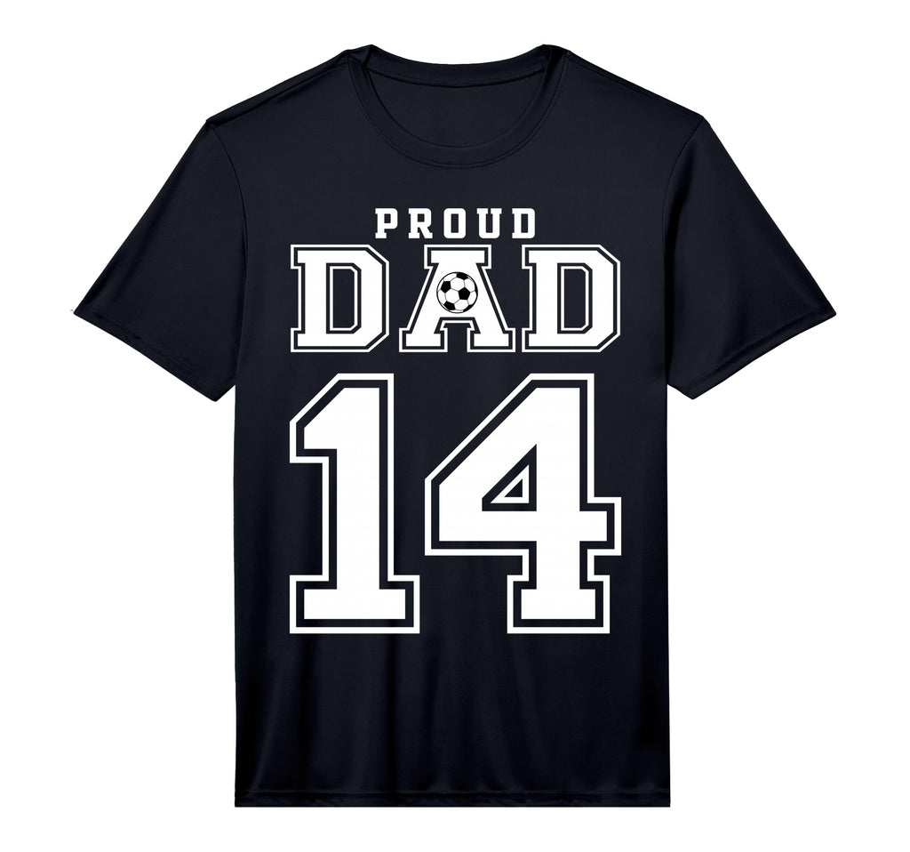 Number 14 Custom Proud Soccer Futbol T-Shirt - Aesthetic Graphic Unisex - T-Shirt, Sweatshirt, Hoodie