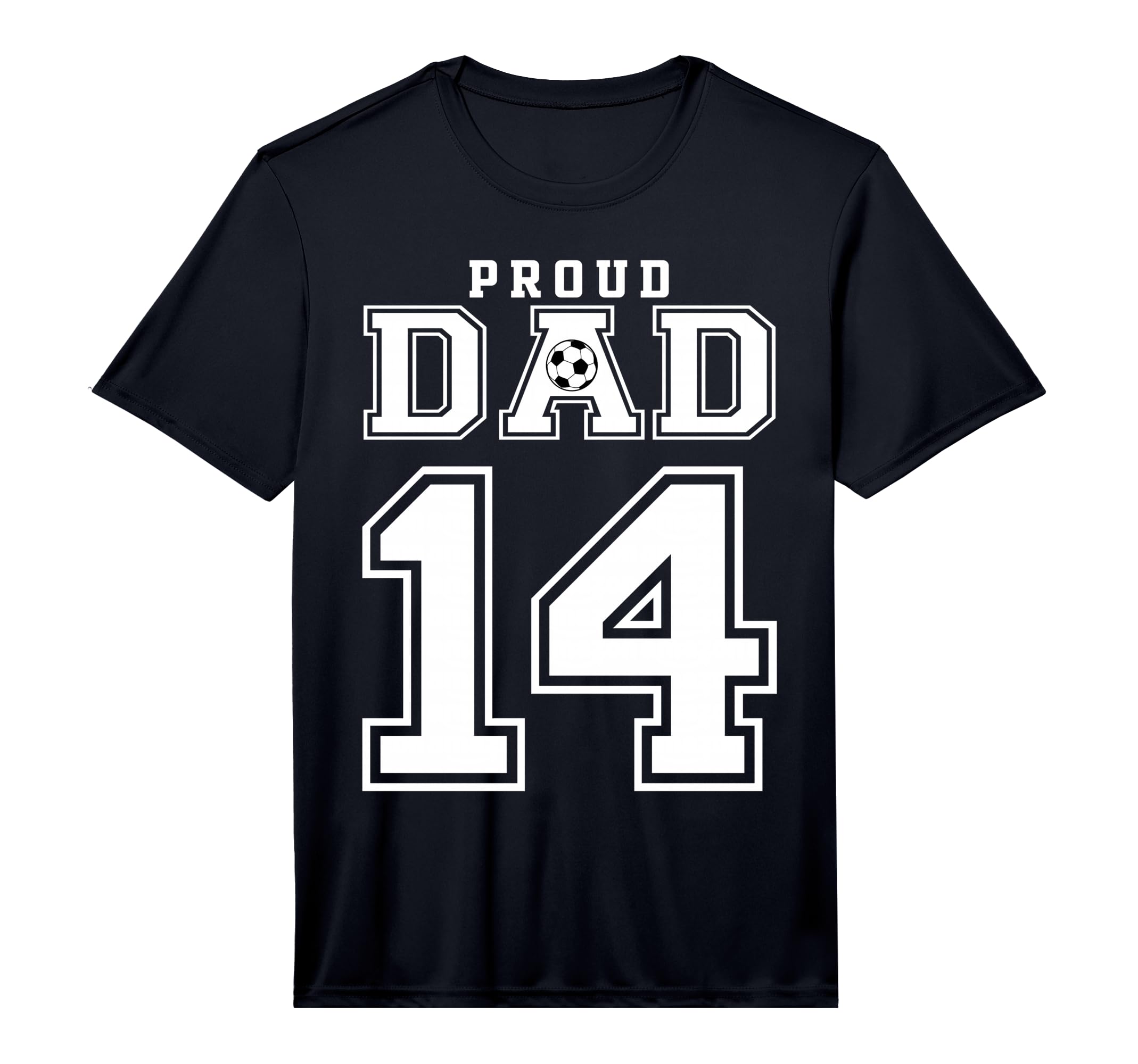 Number 14 Custom Proud Soccer Futbol T-Shirt - Aesthetic Graphic Unisex - T-Shirt, Sweatshirt, Hoodie