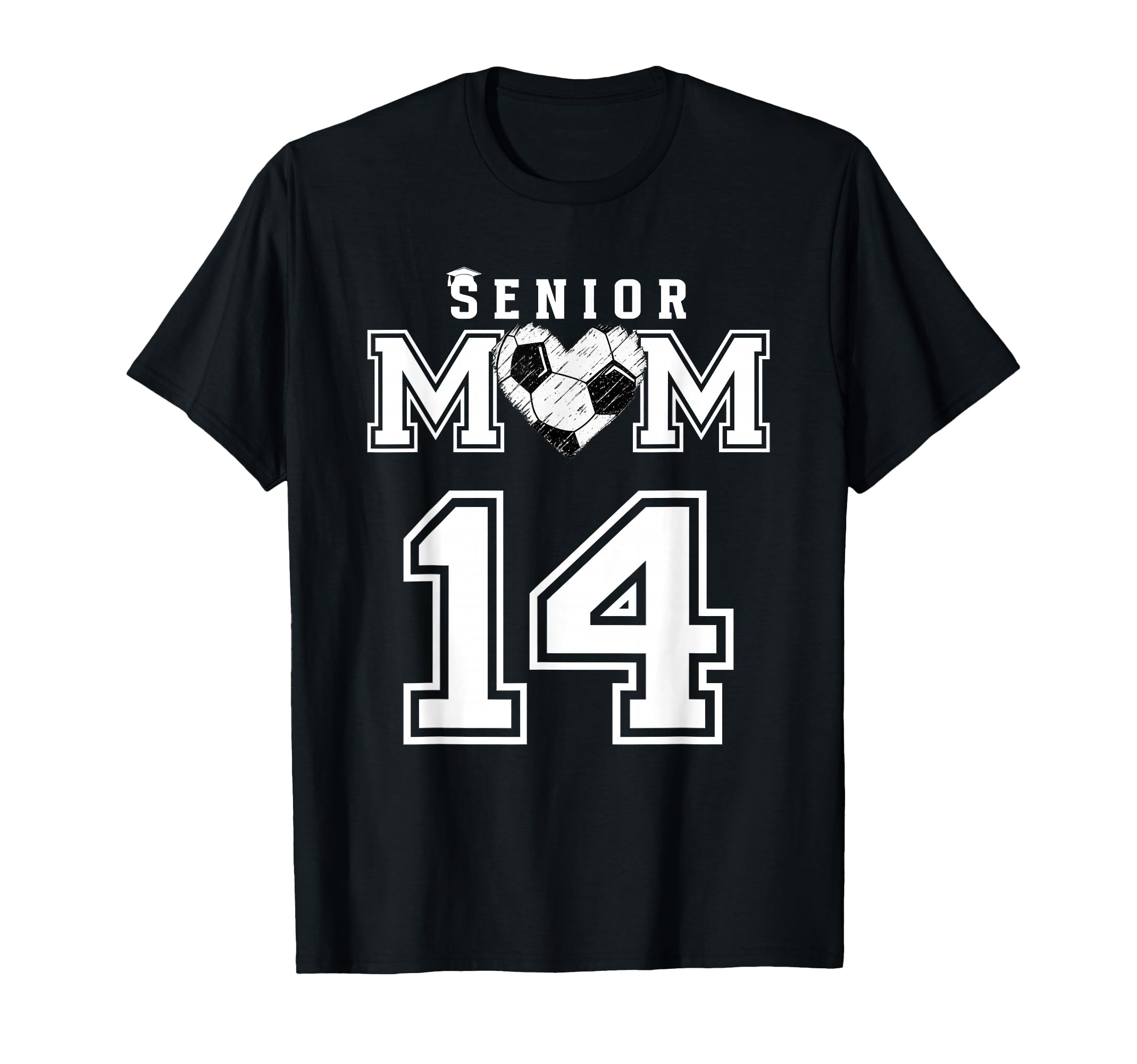 Proud Senior Soccer Mom Custom T-Shirt - Fun Novelty Design Men Women - T-Shirt, Sweatshirt, Hoodie