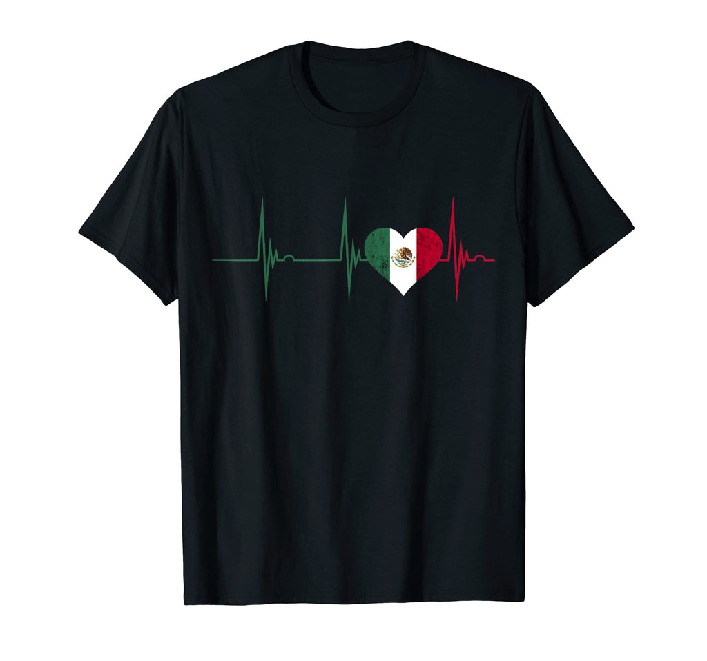 Cinco De Mayo Heartbeat Ekg Pulse T-Shirt - Trendy Graphic Men Women - T-Shirt, Sweatshirt, Hoodie
