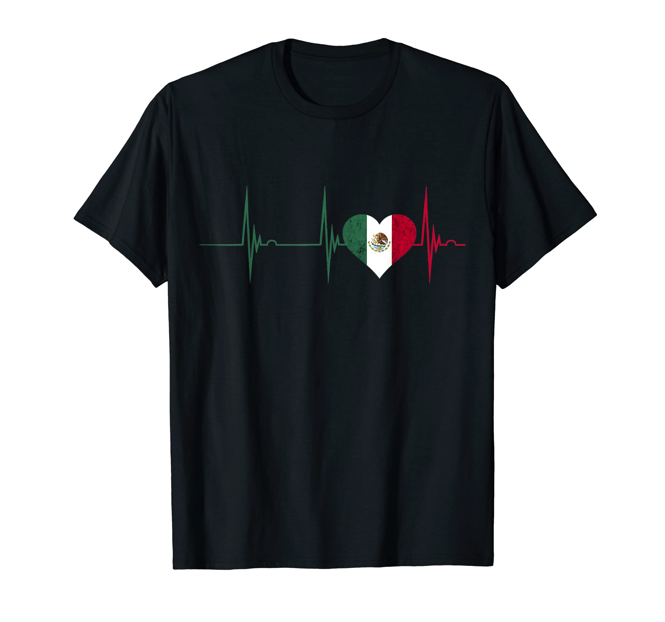 Cinco De Mayo Heartbeat Ekg Pulse T-Shirt - Trendy Graphic Men Women - T-Shirt, Sweatshirt, Hoodie