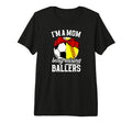 Im Mom Busy Raising Ballers Soccer T-Shirt - Minimalist Print Men Women - T-Shirt, Sweatshirt, Hoodie