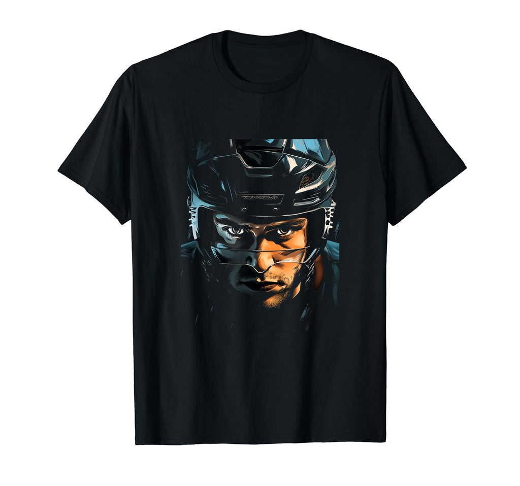 Ice Hockey Player Goalie Goalkeeper T-Shirt - Custom Art Print Men Women - T-Shirt, Sweatshirt, Hoodie