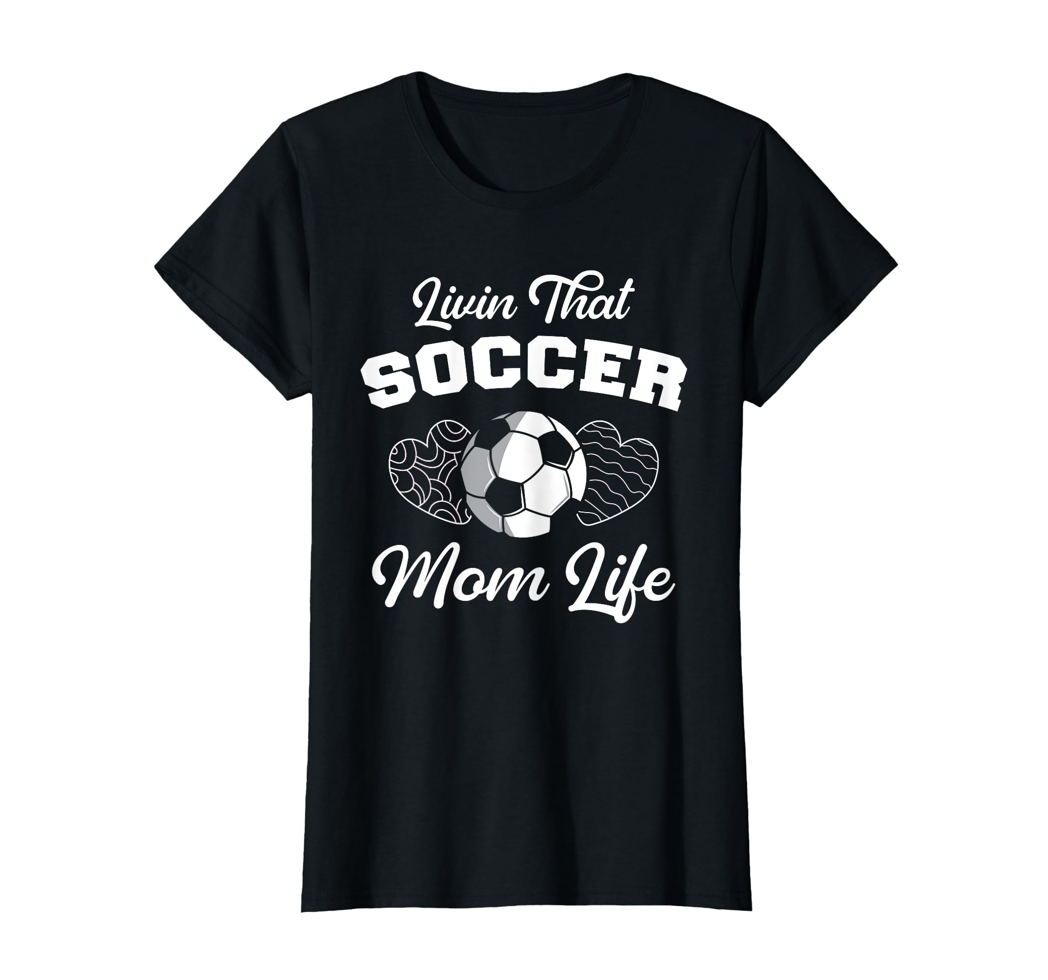 Livin That Soccer Mom Life Funny T-Shirt - Aesthetic Graphic Unisex - T-Shirt, Sweatshirt, Hoodie