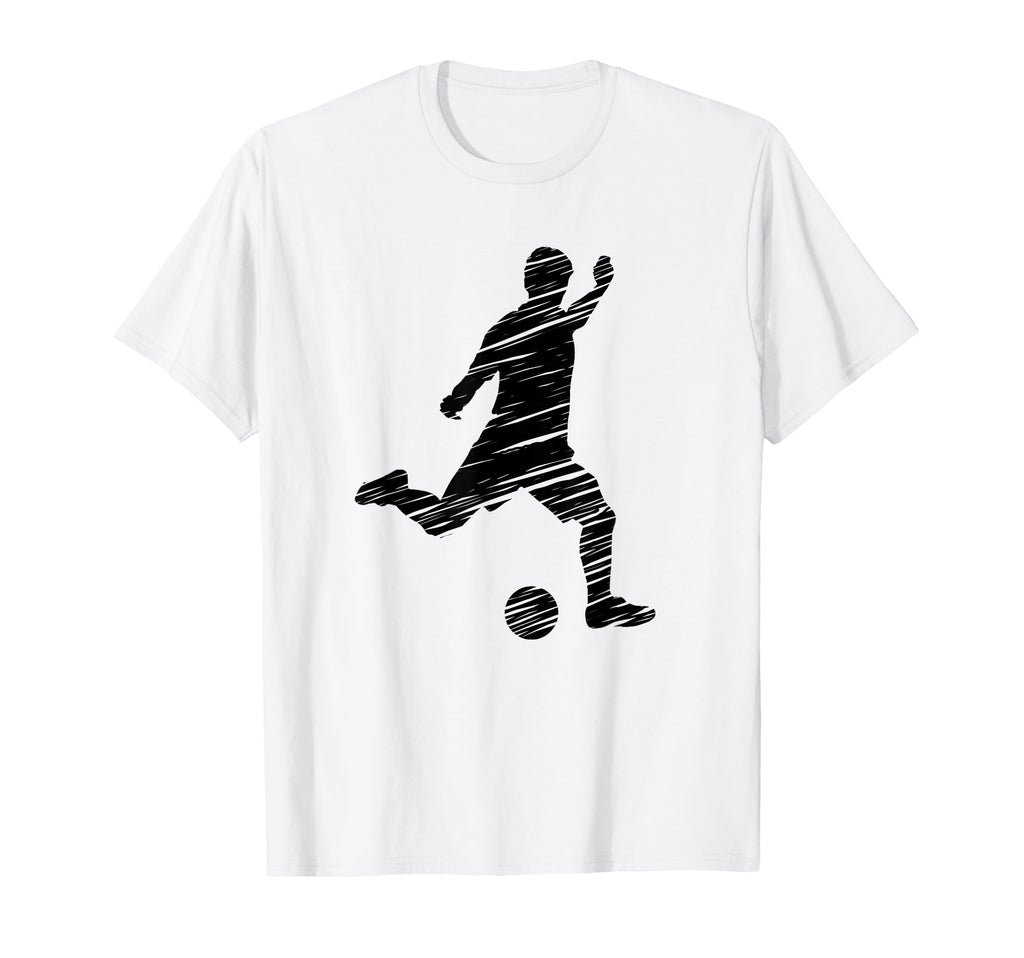 Soccer Player And Soccer Fan Motif T-Shirt - Aesthetic Graphic Unisex - T-Shirt, Sweatshirt, Hoodie