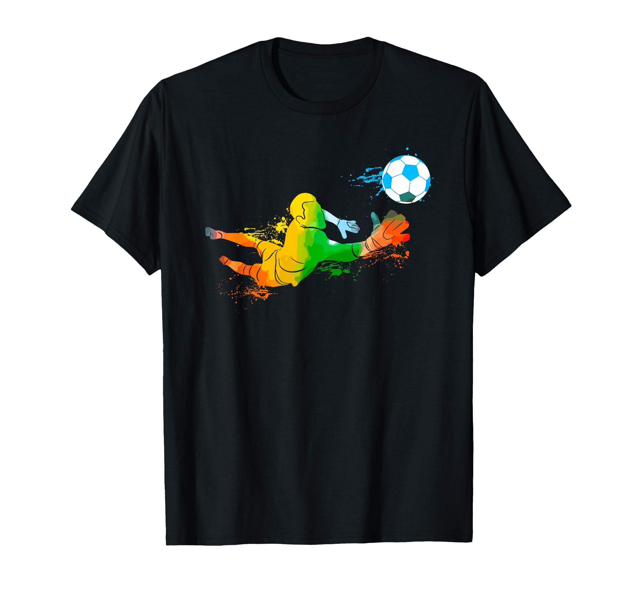 Colorful Pop Art Portrait Soccer T-Shirt - Aesthetic Graphic Unisex - T-Shirt, Sweatshirt, Hoodie