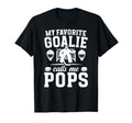 Proud Hockey Goalie Pops Ice Hockey T-Shirt - Streetwear Style Men Women - T-Shirt, Sweatshirt, Hoodie