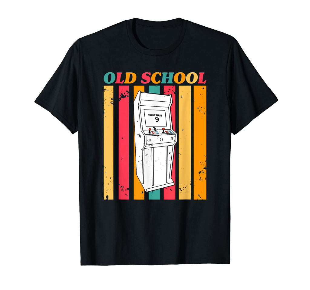 70S 80S 90S Arcade Video Game Old Schools T-Shirt - Novelty Apparel Unisex - T-Shirt, Sweatshirt, Hoodie