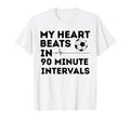 Soccer Fan Heartbeat T-Shirt - Aesthetic Graphic for Adults - T-Shirt, Sweatshirt, Hoodie