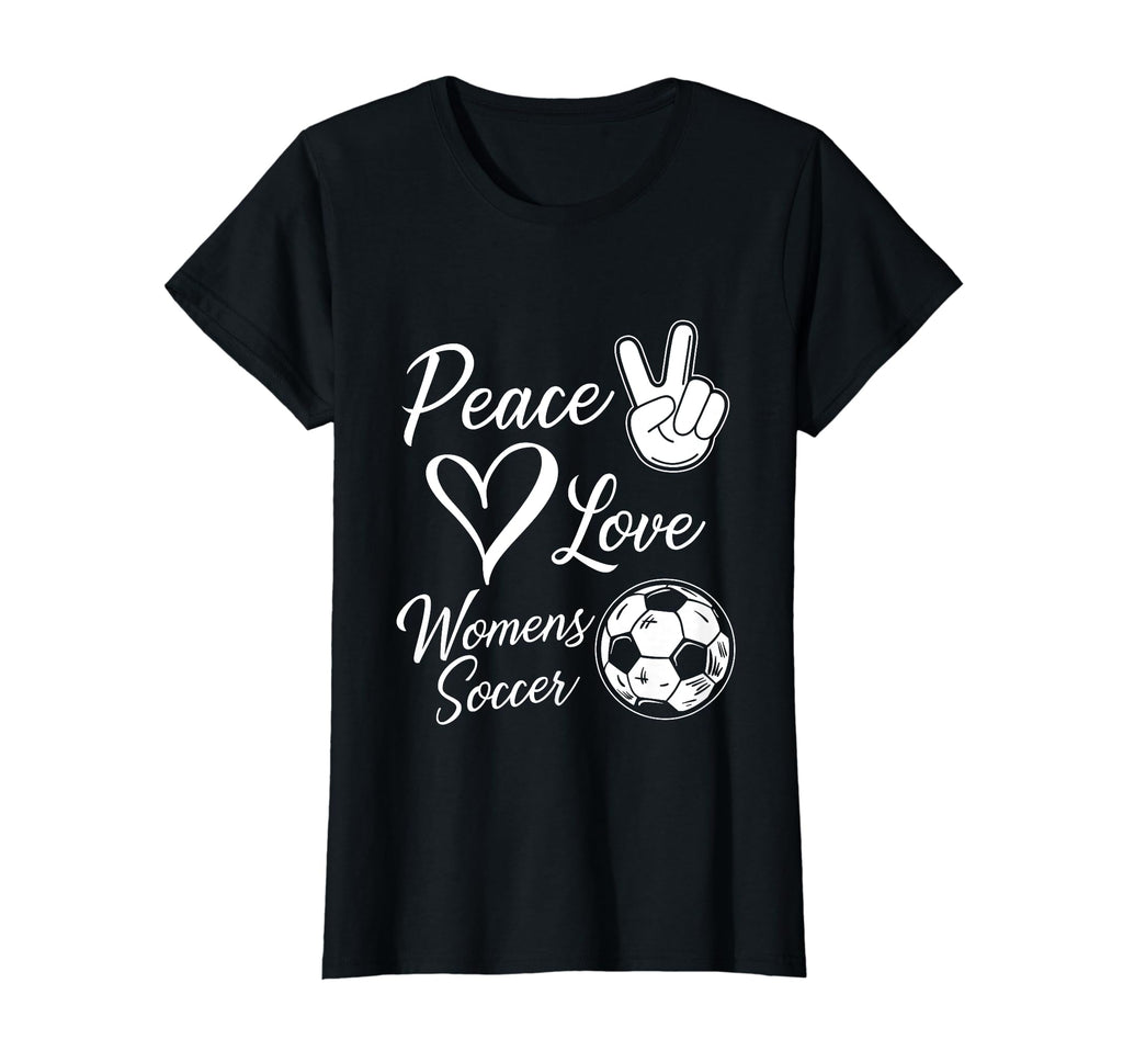 Funny Peace Love Soccer Soccer Player T-Shirt - Custom Art Print Men Women - T-Shirt, Sweatshirt, Hoodie