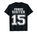 Custom Proud Volleyball Sister Number T-Shirt - Minimalist Print Men Women - T-Shirt, Sweatshirt, Hoodie