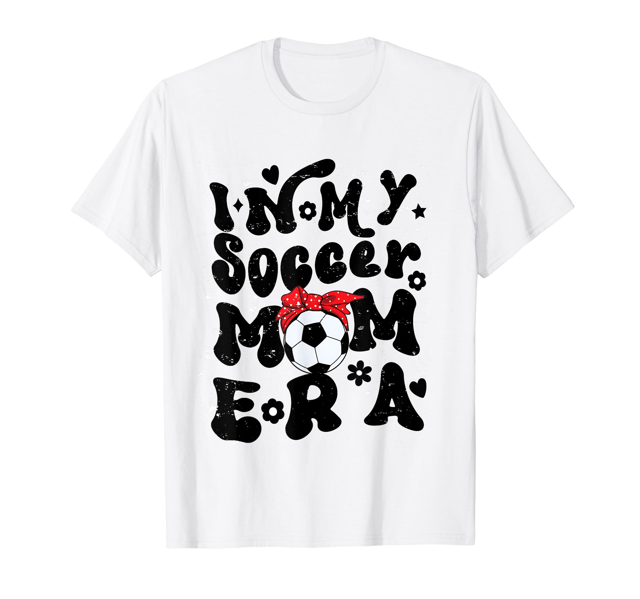 My Soccer Mom Era Soccer Mama Groovy T-Shirt - Aesthetic Graphic Unisex - T-Shirt, Sweatshirt, Hoodie