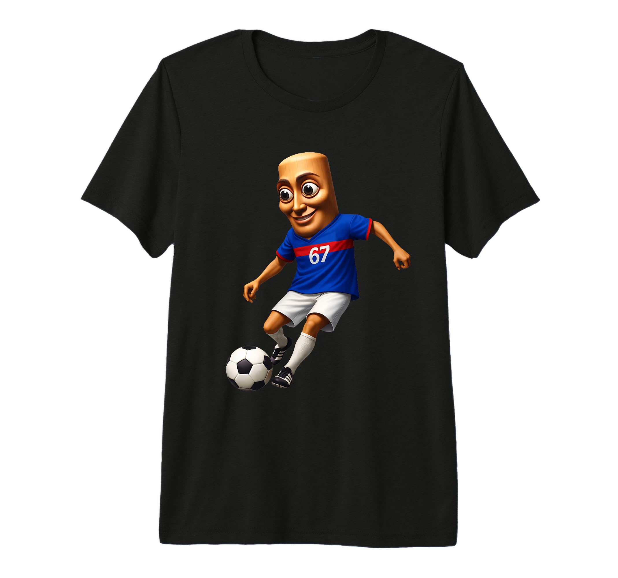 Soccer Number 67 Forward Tung Sahur T-Shirt - Novelty Apparel Men Women - T-Shirt, Sweatshirt, Hoodie