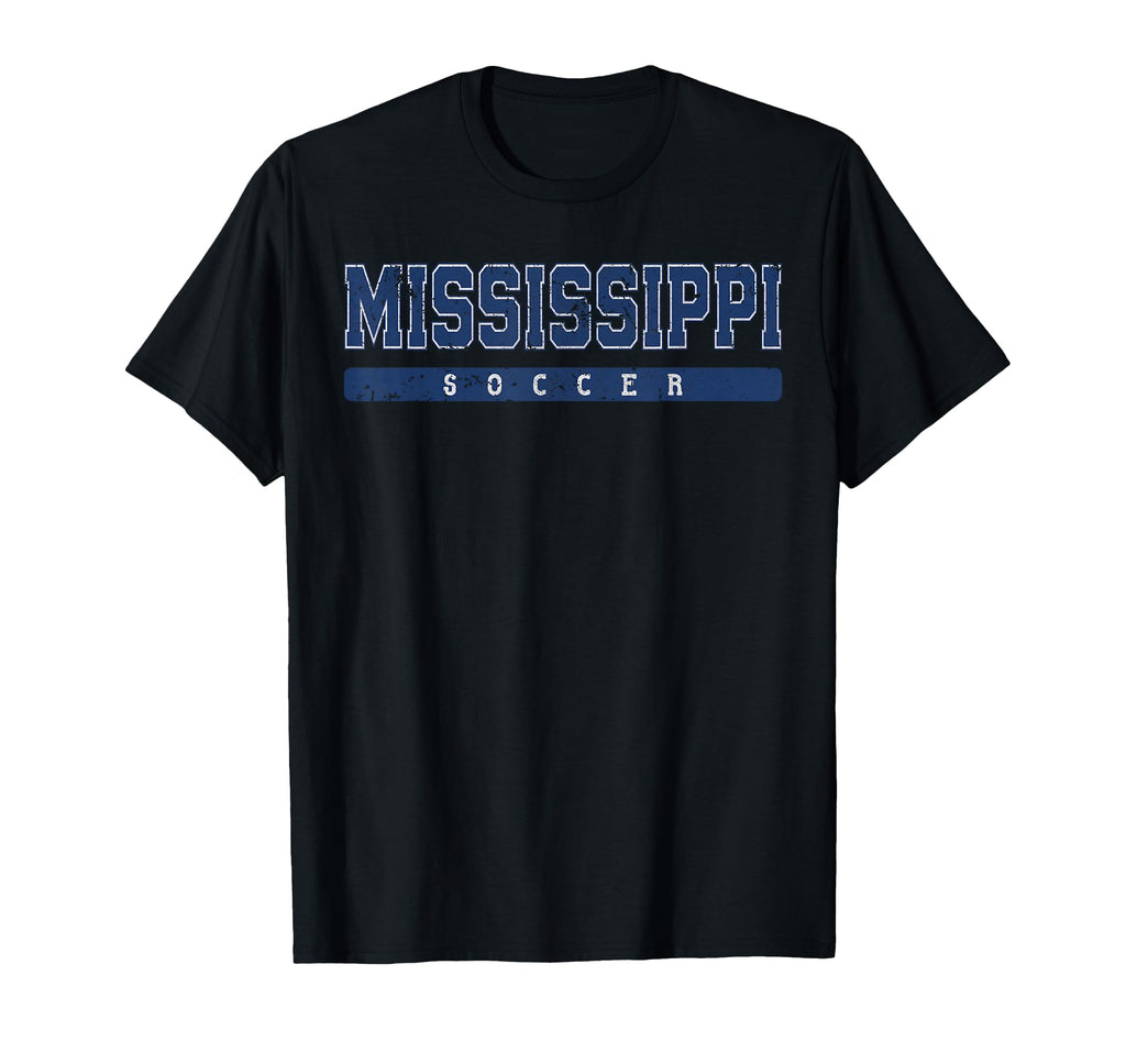 Mississippi Soccer Tees Tanks Tops T-Shirt - Graphic Print Unisex - T-Shirt, Sweatshirt, Hoodie