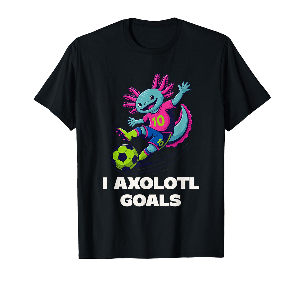 Soccer Mom Axolotl Funny Sports Pun T-Shirt - Aesthetic Graphic Men Women - T-Shirt, Sweatshirt, Hoodie