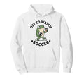 Off To Watch Soccer Mom Funny Frog Hoodie - Aesthetic Graphic Unisex - T-Shirt, Sweatshirt, Hoodie