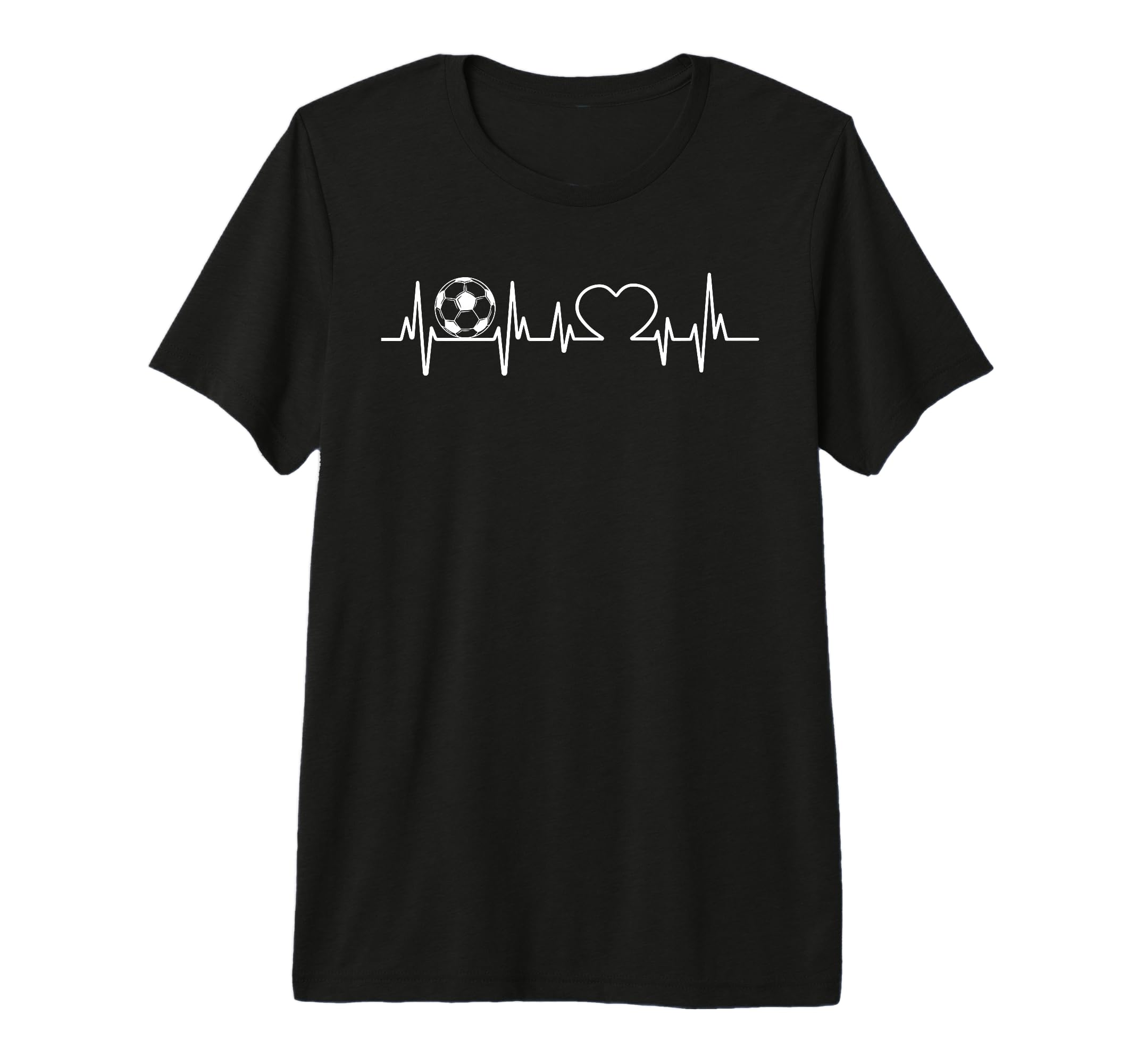 Soccer Heart Beat Pulse Play Sports T-Shirt - Novelty Apparel for Adults - T-Shirt, Sweatshirt, Hoodie