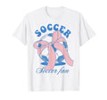 Soccer Fan Coquette Bow T-Shirt - Custom Art Print Men Women - T-Shirt, Sweatshirt, Hoodie