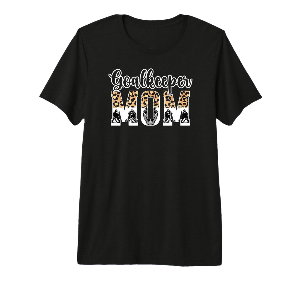Ice Hockey Goalkeeper Mom Hockey T-Shirt - Aesthetic Graphic for Adults - T-Shirt, Sweatshirt, Hoodie