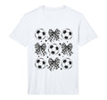 Soccer Ball Coquette Bow Soccer Ball T-Shirt - Aesthetic Graphic Men Women - T-Shirt, Sweatshirt, Hoodie