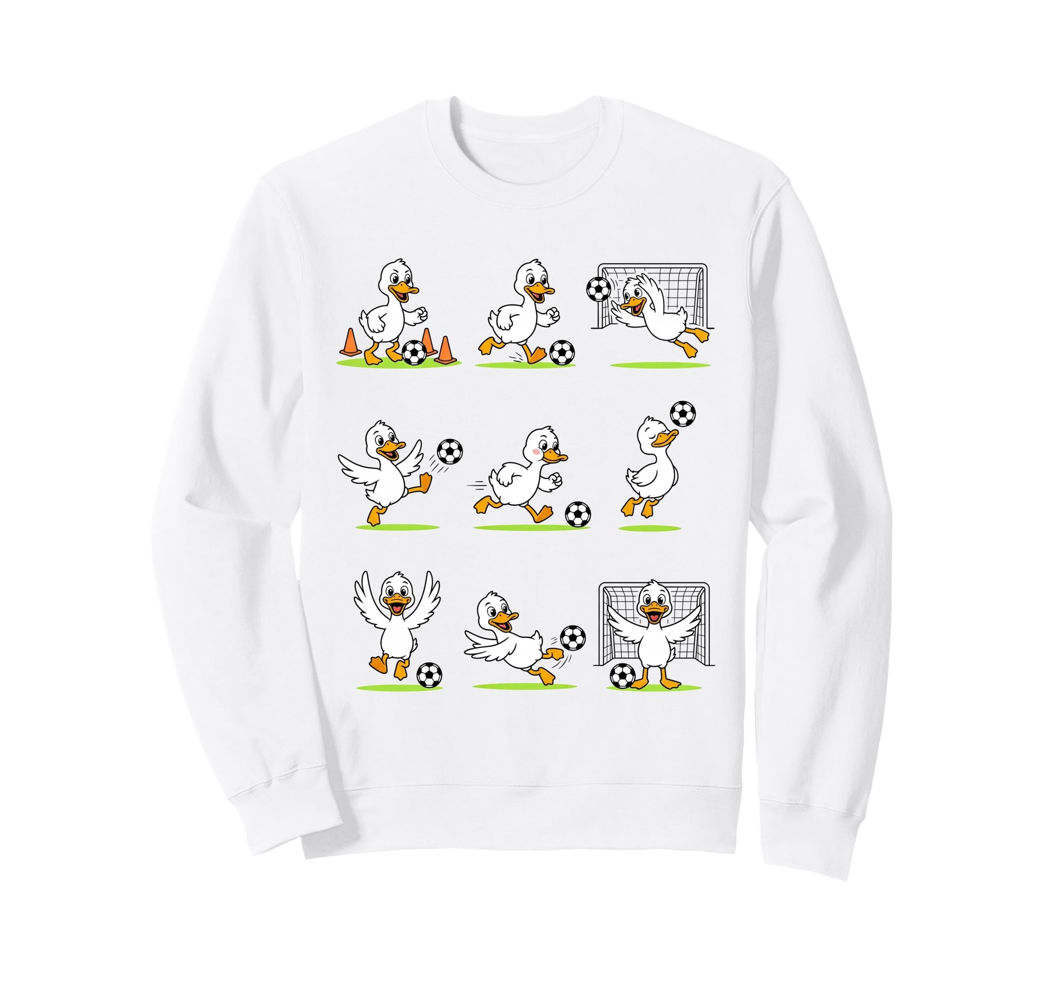 Funny Soccer Goose Lover Soccer Sweatshirt - Custom Art Print for Adults - T-Shirt, Sweatshirt, Hoodie