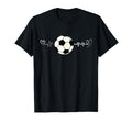 Funny Soccer Heartbeat Hilarious Gifts T-Shirt - Novelty Apparel Unisex - T-Shirt, Sweatshirt, Hoodie