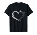 Soccer School Player Heart Silhouette I T-Shirt - Novelty Apparel Unisex - T-Shirt, Sweatshirt, Hoodie