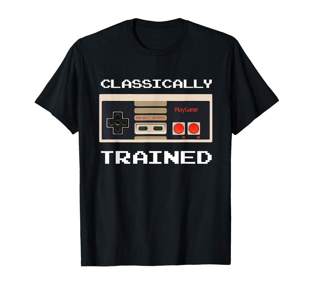 Classically Trained Arcade Gaming T-Shirt - Minimalist Print Unisex - T-Shirt, Sweatshirt, Hoodie