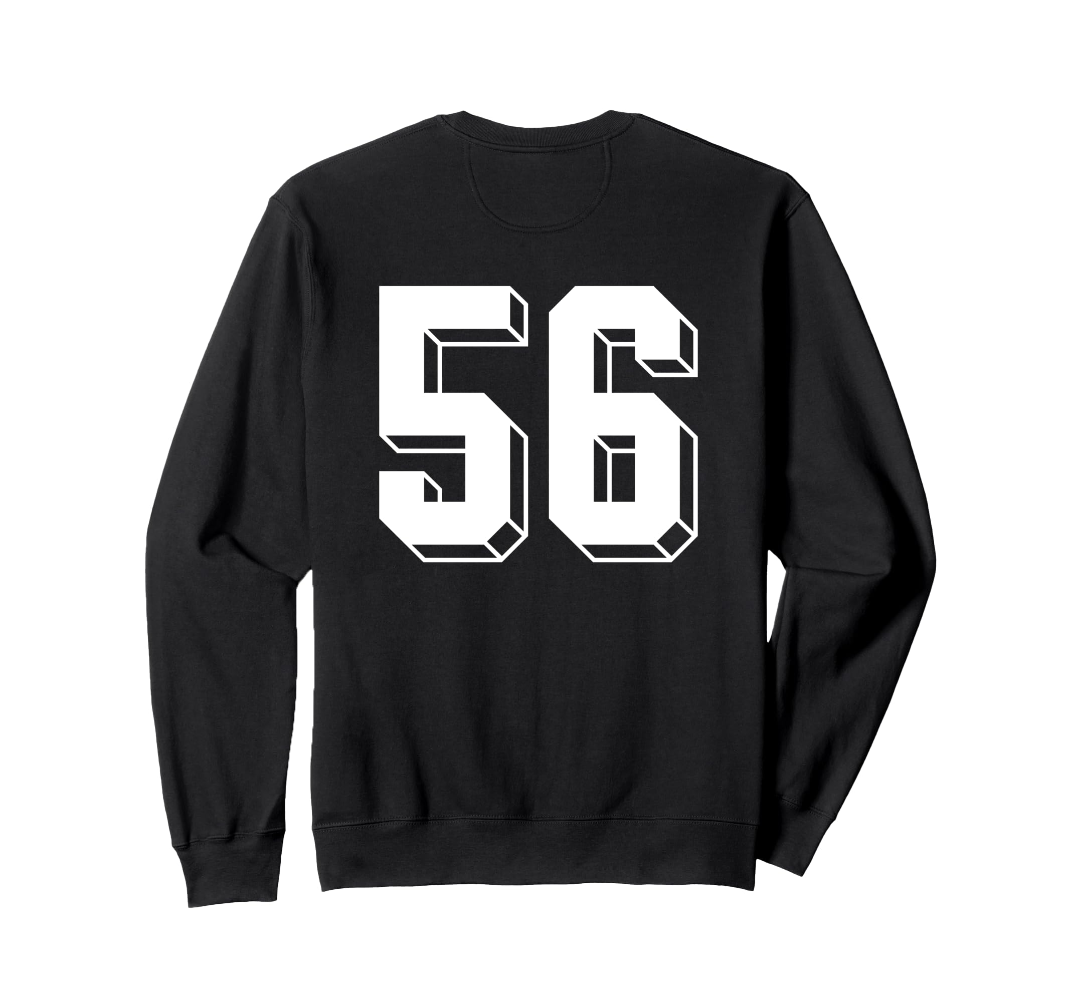 Number 56 Backside 80S 90S Team Sweatshirt - Streetwear Style Unisex - T-Shirt, Sweatshirt, Hoodie