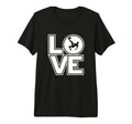 Soccer Love Funny Soccer Player Tri Blend T-Shirt - Custom Art Print Unisex - T-Shirt, Sweatshirt, Hoodie