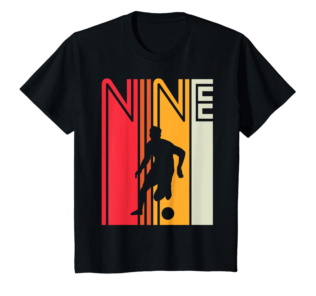 9 Years Soccer Gift 9Th Birthday T-Shirt - Streetwear Style Men Women - T-Shirt, Sweatshirt, Hoodie