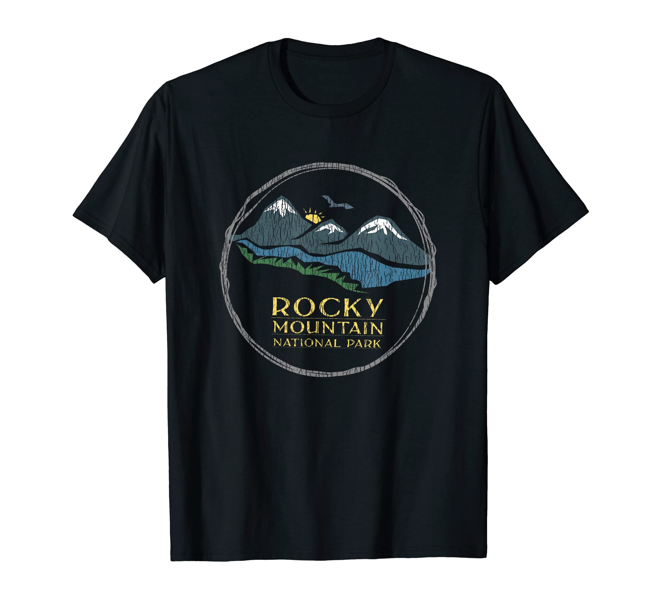Rocky Mountain National Park Sunset Gift T-Shirt - Unique Graphic Unisex - T-Shirt, Sweatshirt, Hoodie