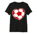 I Love Football Heart Soccer Fan T-Shirt - Fun Novelty Design Men Women - T-Shirt, Sweatshirt, Hoodie