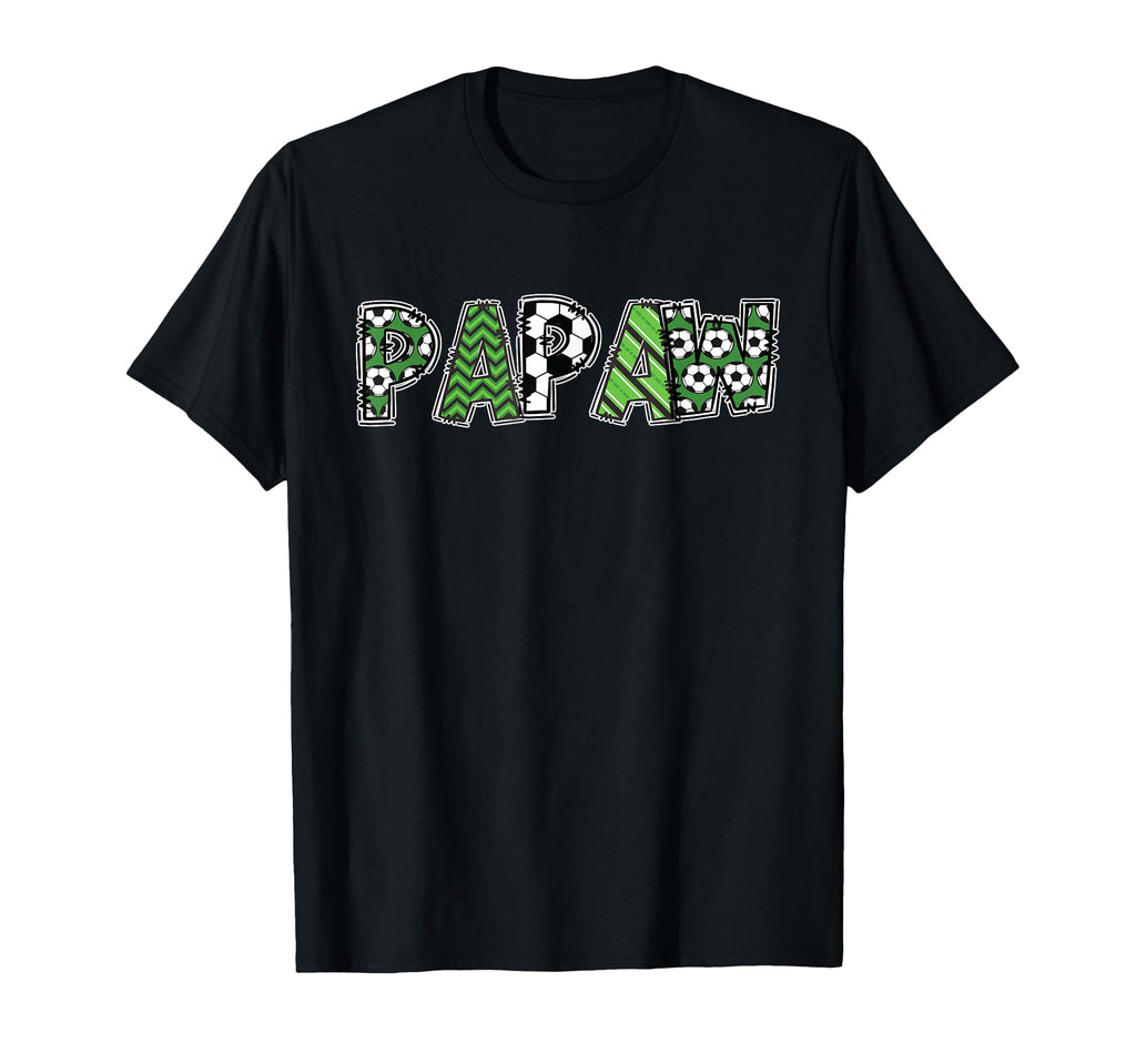 Soccer Grandpa Papaw Birthday Party T-Shirt - Custom Art Print Men Women - T-Shirt, Sweatshirt, Hoodie