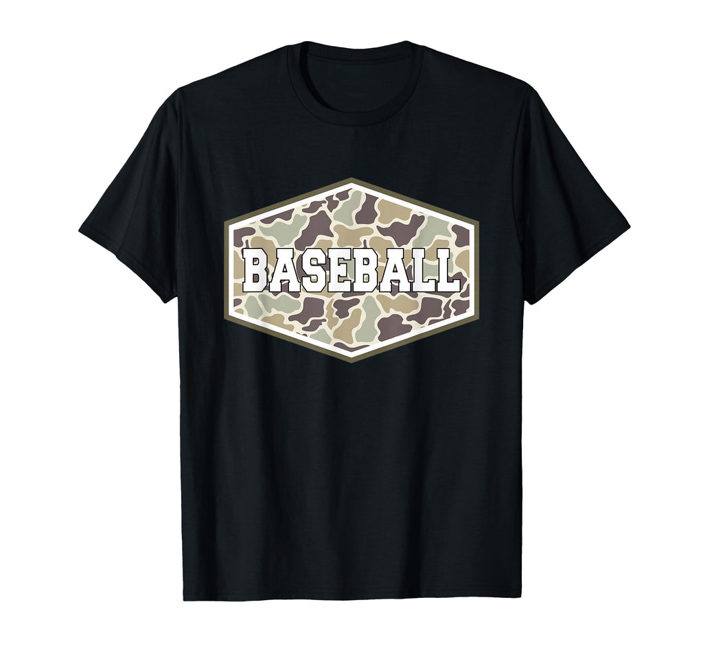 Camo Baseball Mama Funny Game Day T-Shirt - Casual Everyday Wear Unisex - T-Shirt, Sweatshirt, Hoodie