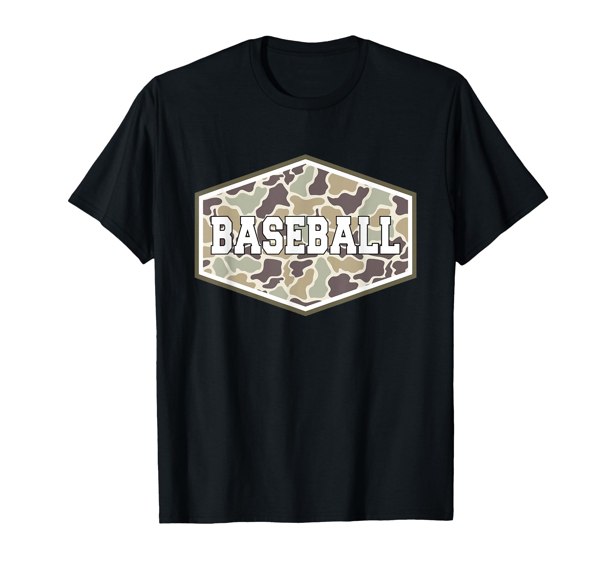 Camo Baseball Mama Funny Game Day T-Shirt - Casual Everyday Wear Unisex - T-Shirt, Sweatshirt, Hoodie