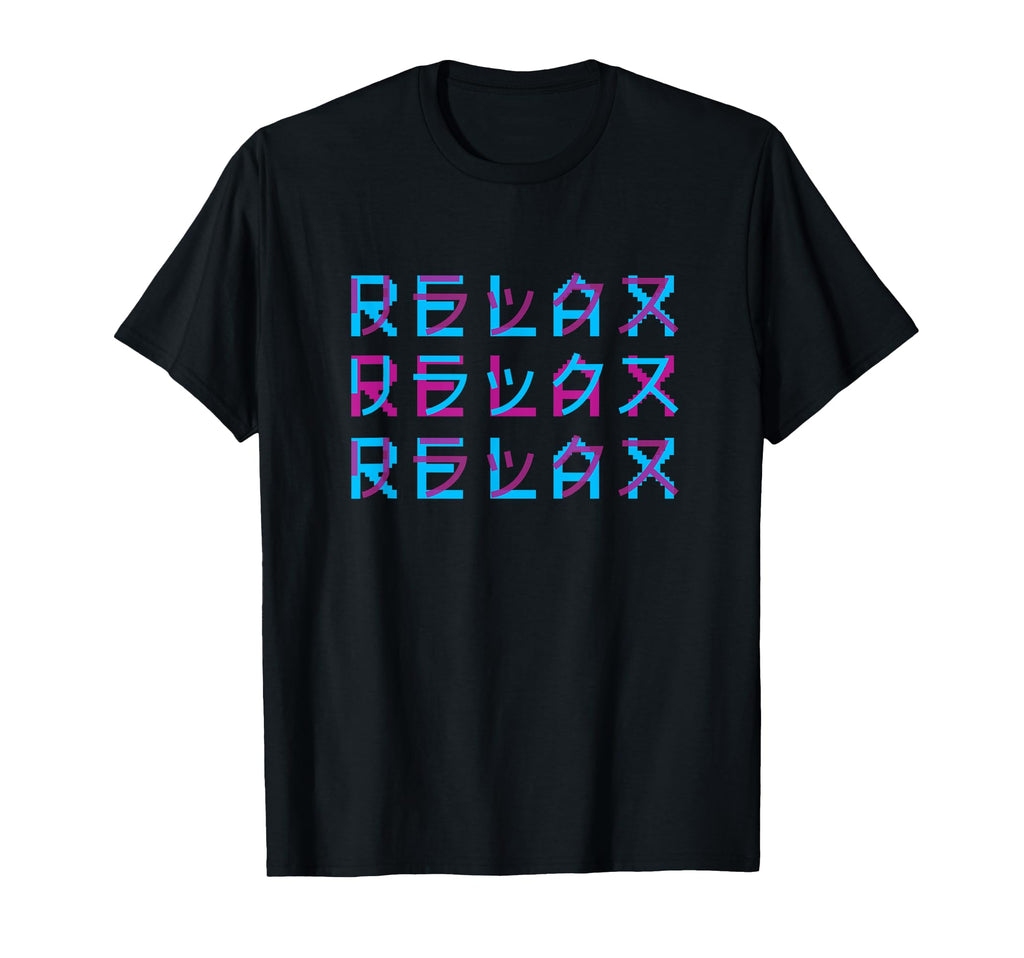 Vaporwave Aesthetic Relax Japanese T-Shirt - Minimalist Print Men Women - T-Shirt, Sweatshirt, Hoodie