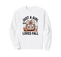 Coquette Bow Sports Fall Pumpkin Sweatshirt - Novelty Apparel Men Women - T-Shirt, Sweatshirt, Hoodie