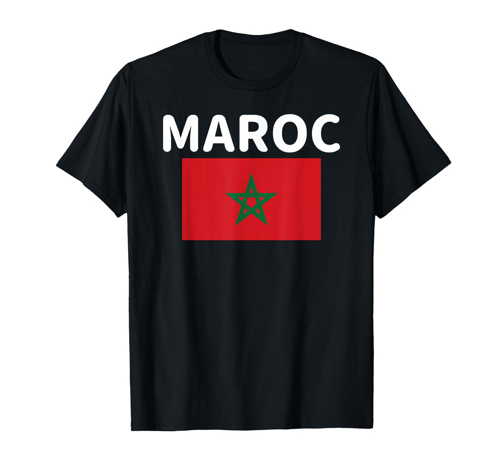 Maroc Morocco Flag Soccer T-Shirt - Aesthetic Graphic Men Women - T-Shirt, Sweatshirt, Hoodie