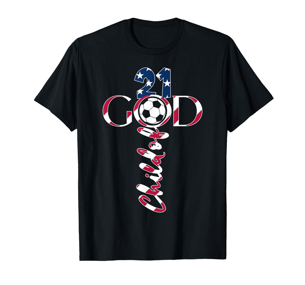 Jesus 21 Years Child God Soccer 21St T-Shirt - Graphic Print Unisex - T-Shirt, Sweatshirt, Hoodie