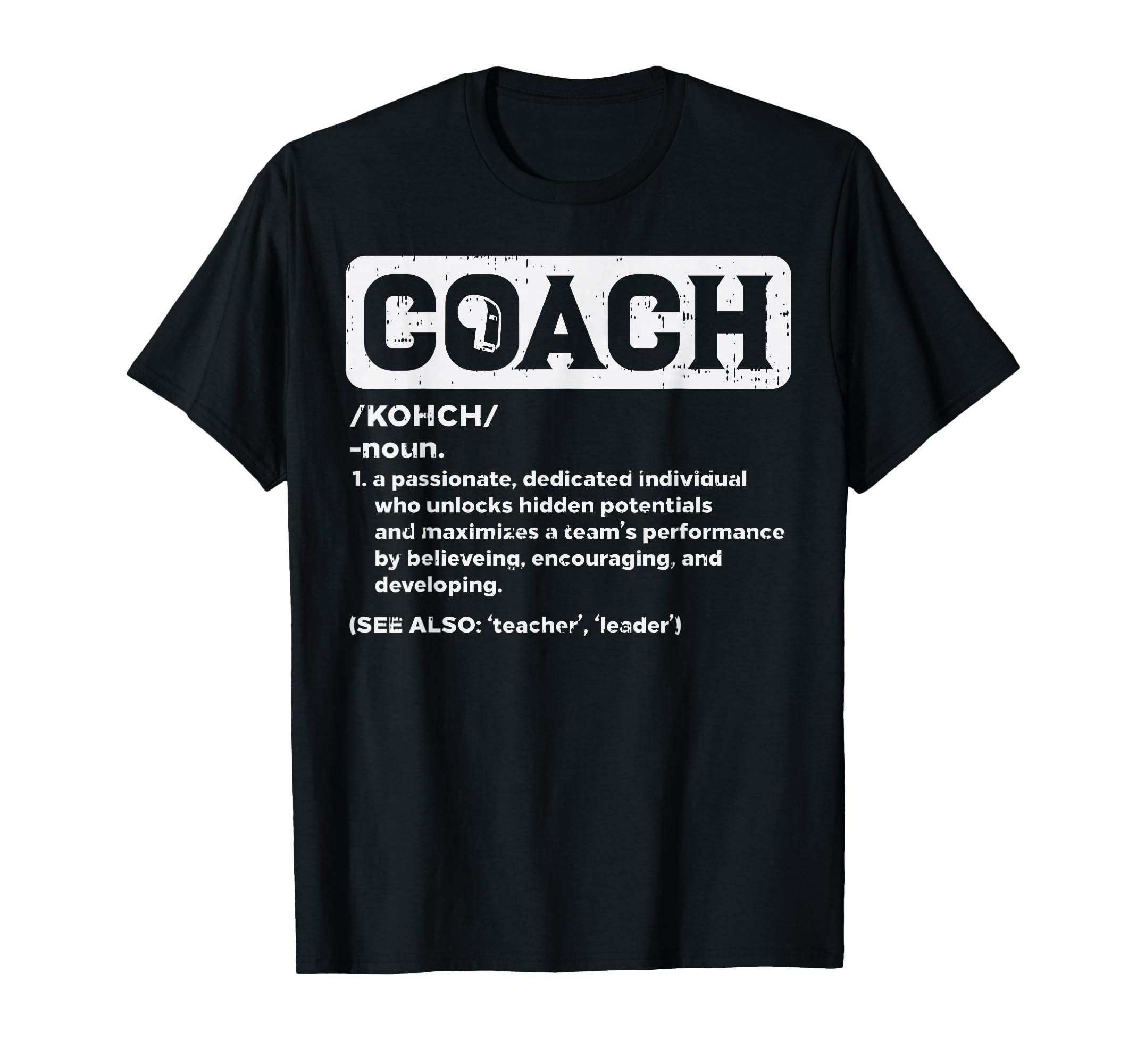 Coach Definition Football Gridiron T-Shirt - Trendy Graphic Men Women - T-Shirt, Sweatshirt, Hoodie