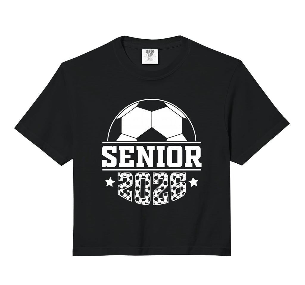 Soccer Senior 2026 Class 26 Senior T-Shirt - Fun Novelty Design for Adults - T-Shirt, Sweatshirt, Hoodie